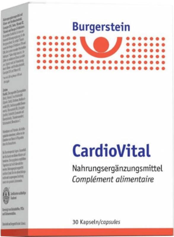 BURGERSTEIN CardioVital gélules 30 pièces BURGERSTEIN CardioVital gélules 30 pièces