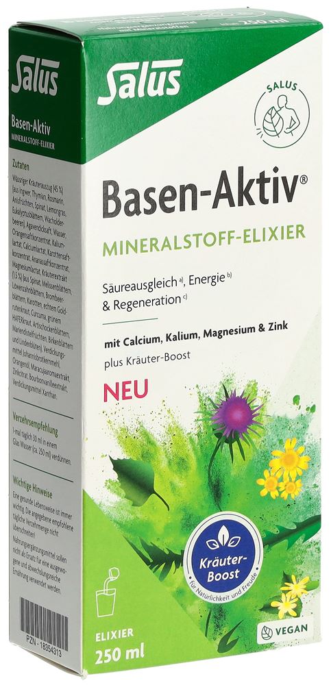 Salus® Actif Basique Herbes minérales Elix 250ml Salus® Actif Basique Herbes minérales Elix 250ml
