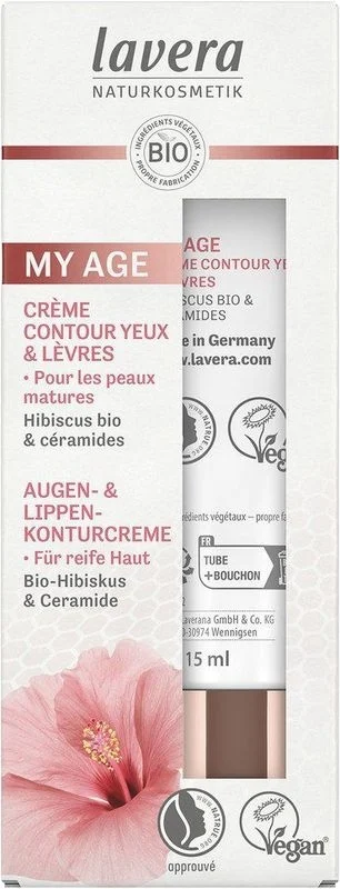 LAVERA My Age Crème pour les yeux et les lèvres - Peaux matures 15 ml