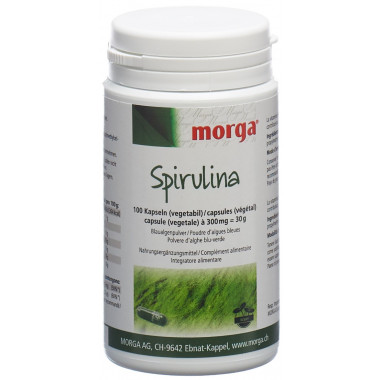 Morga Spirulina Vegicaps 100 pièces Morga Spirulina Vegicaps 100 pièces