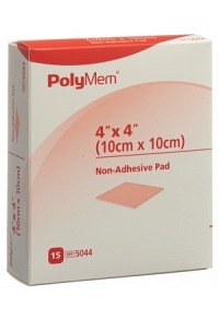 Pansement PolyMem 10x10cm Non Adhésif stérile 15 x