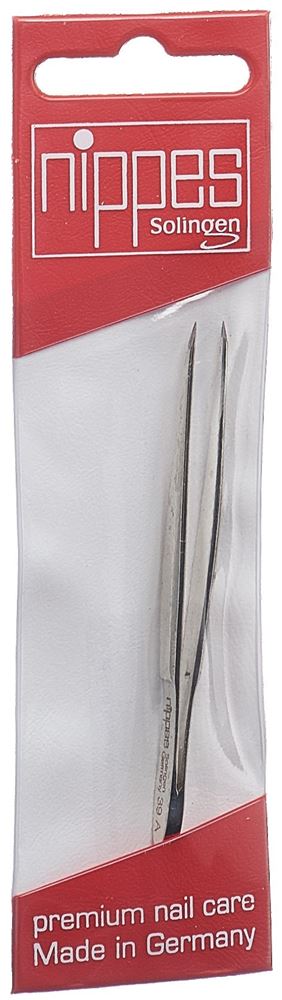 Pincette Nippes 8cm pointue nickelée