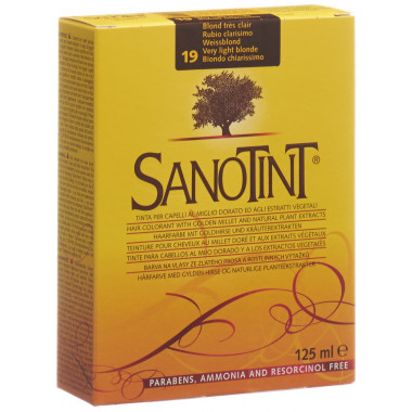 Sanotint couleur de cheveux 19 blond blanc