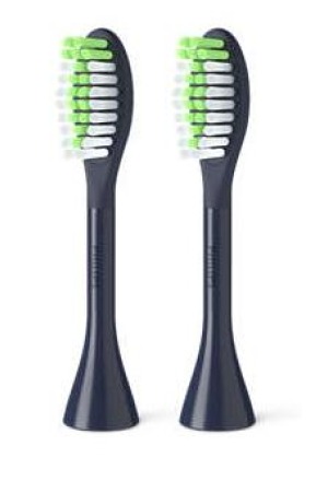 Philips One by Sonicare Têtes de brosse mitt.blau 2 pièces