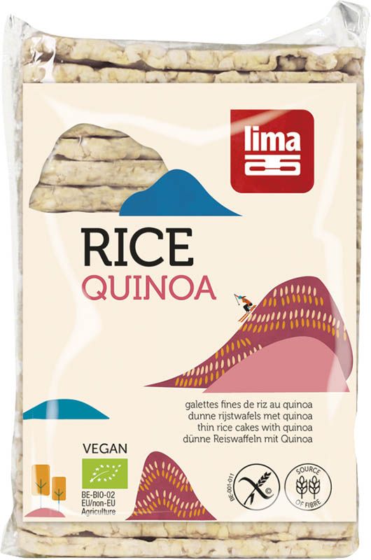 Galettes de riz Lima fines au quinoa 130g