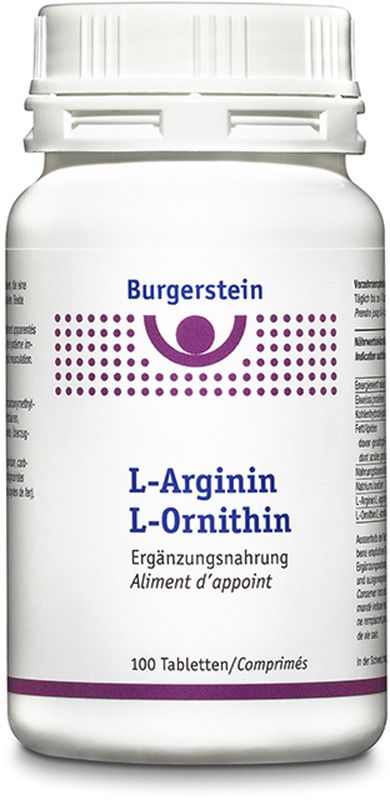 BURGERSTEIN L-Arginine/L-Ornithine comprimés 100 pièces BURGERSTEIN L-Arginine/L-Ornithine comprimés 100 pièces