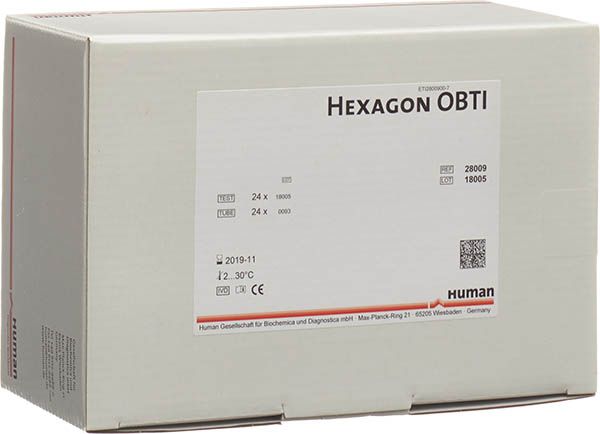 HEXAGON OBTI test de selles immunologique 24 pièces