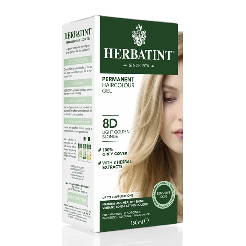 HERBATINT Gel colorant pour cheveux 8N blond clair 150ml