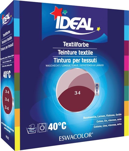 IDEAL MAXI coton couleur No34 bordeaux