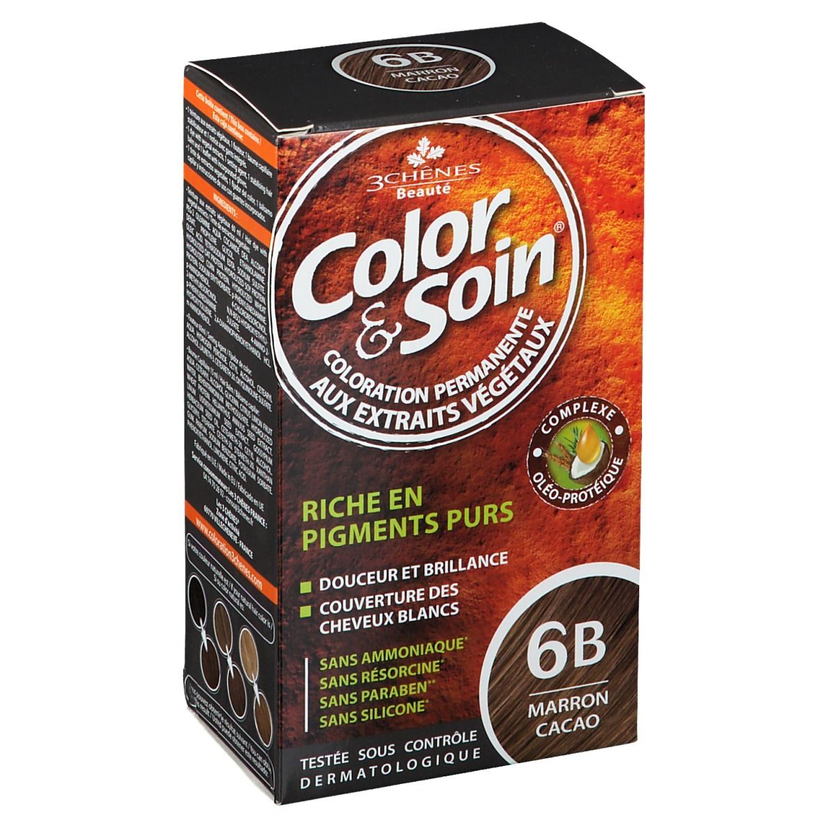 Color & Soin Coloration 6B marron cacao 135ml