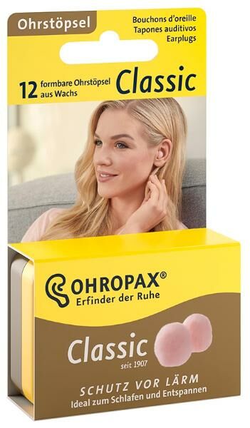 OHROPAX® Classic boules de cire 12 pièces OHROPAX® Classic boules de cire 12 pièces