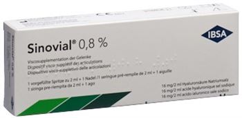 Sinovial Inj Lös 0.8 % 3 Fertspr 2ml