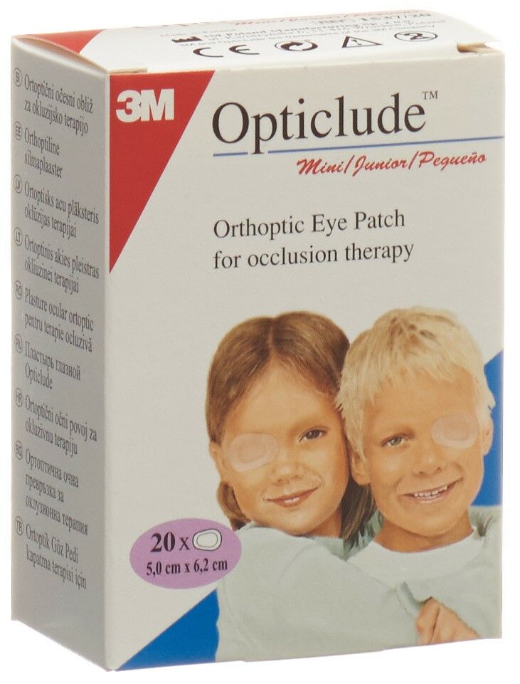 3M OPTICLUDE MINI pansement oculaire 6x5cm 20 pièces 3M OPTICLUDE MINI pansement oculaire 6x5cm 20 pièces