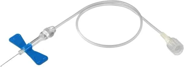 VENOFIX SAFETY 23G 0.65x19mm Tube 30cm bleu 50 pièces