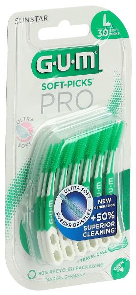 GUM Soft-Picks Pro Large 30 pièces