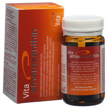 Vita Amaraxanthine en gélules 90 pièces Vita Amaraxanthine en gélules 90 pièces