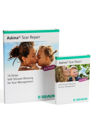 ASKINA Scar Repair sparadrap au silicone 5x7.5cm 5 pièces