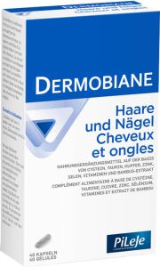 Dermobiane cheveux et ongles gélules 40 pièces Dermobiane cheveux et ongles gélules 40 pièces