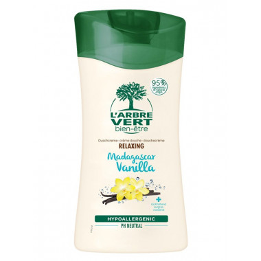 L'ARBRE VERT Crème de douche écologique Vanille Fl 250ml