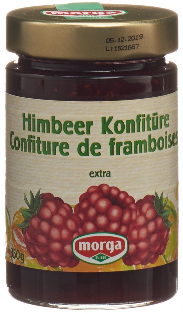 MORGA Confiture de framboises 350g MORGA Confiture de framboises 350g