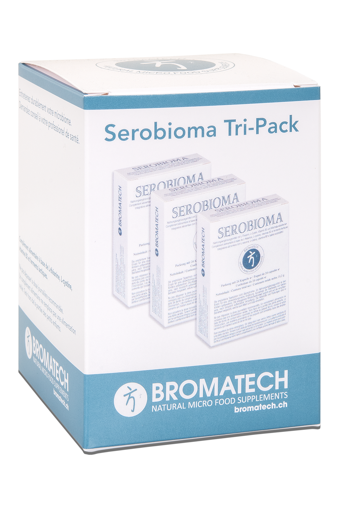 BROMATECH Tri-Pack SEROBIOMA 3 x 24 gélules BROMATECH Tri-Pack SEROBIOMA 3 x 24 gélules