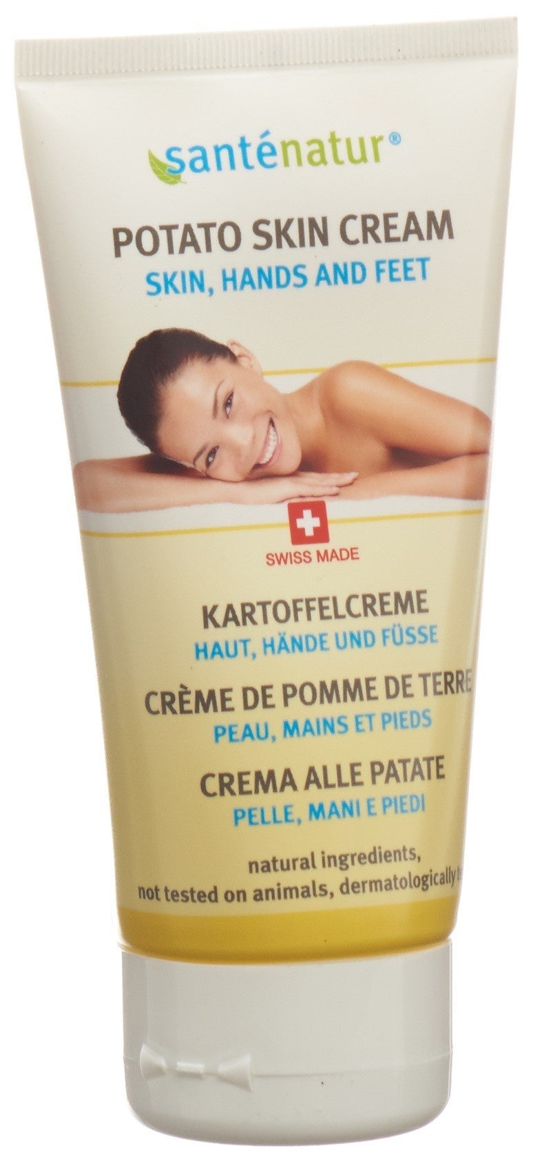 Santénatur Crème de pomme de terre Peau Mains Pieds 150ml