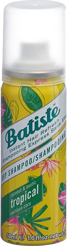 Batiste Shampooing sec Tropical Mini 50ml Batiste Shampooing sec Tropical Mini 50ml