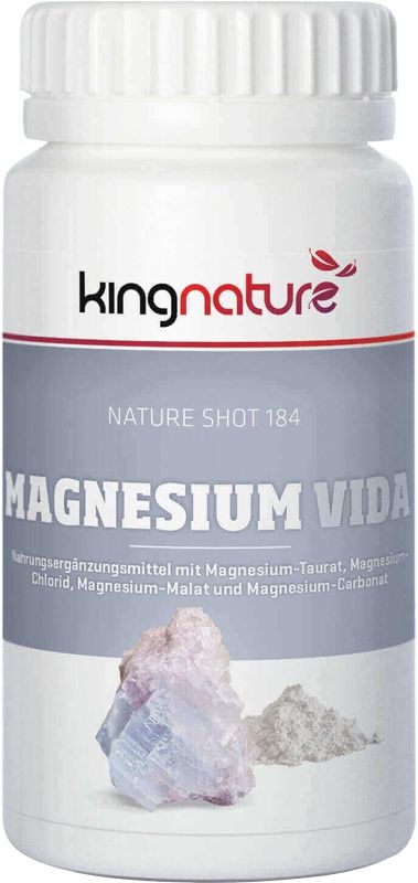 Kingnature Magnésium Vida gélules 1020mg 60 pièces Kingnature Magnésium Vida gélules 1020mg 60 pièces