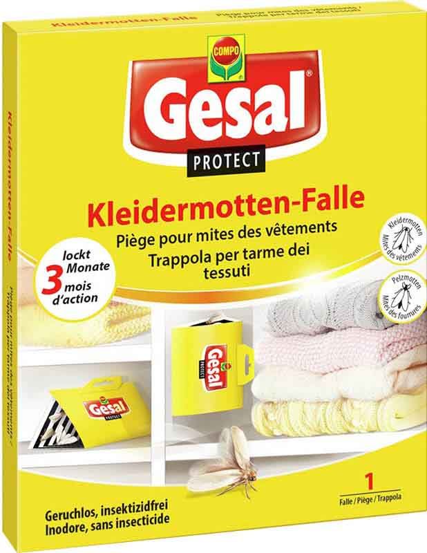 Piège à mites vestimentaires GESAL PROTECT Piège à mites vestimentaires GESAL PROTECT