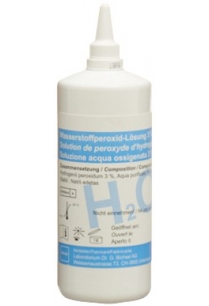 Bichsel solution de peroxyde d'hydrogène 3 % PhEur stérile 250ml