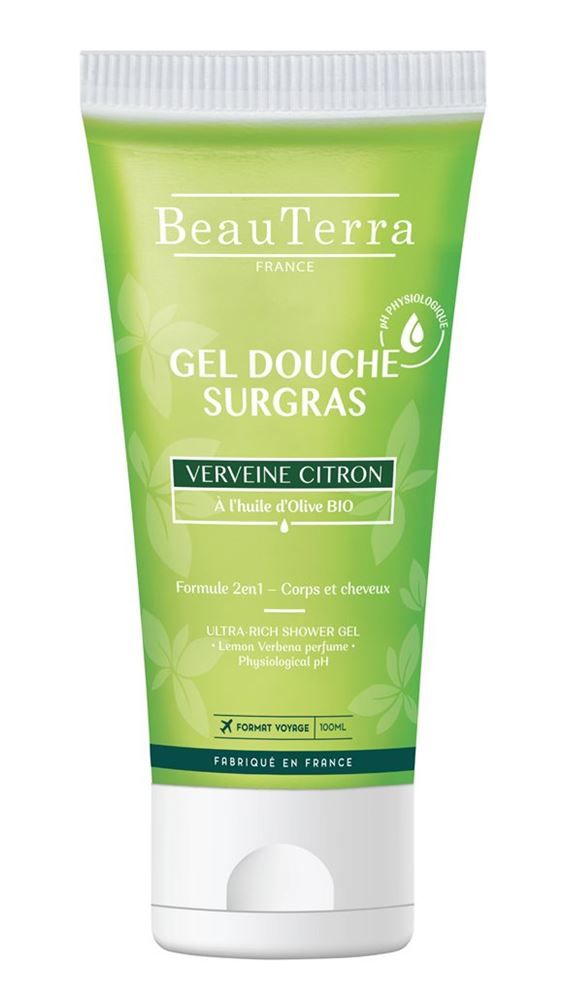 BeauTerra Gel douche riche Citr Verb 100ml BeauTerra Gel douche riche Citr Verb 100ml