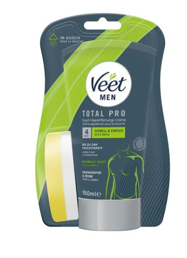 VEET FOR MEN Douche-crème dépilatoire 150ml