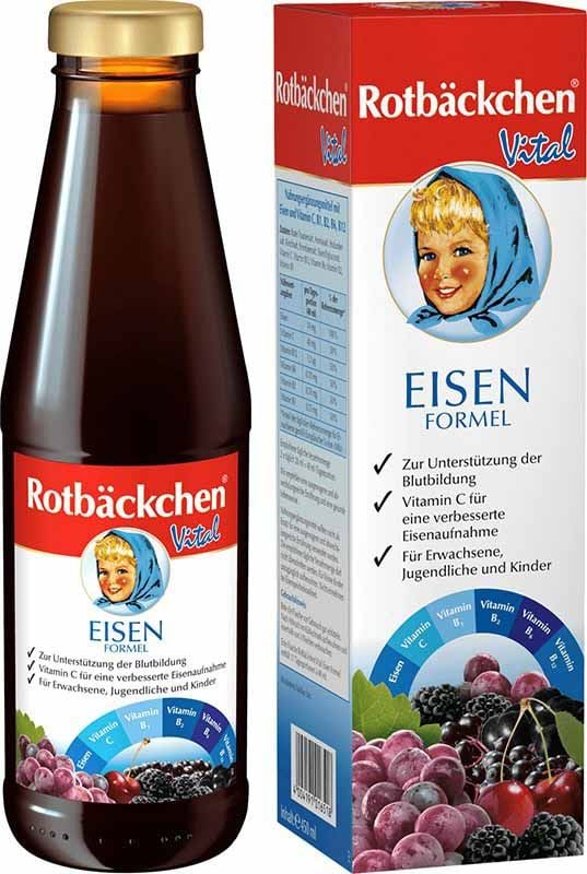 Rabenhorst Rotbäckchen Vital Fer Formule 450ml Rabenhorst Rotbäckchen Vital Fer Formule 450ml