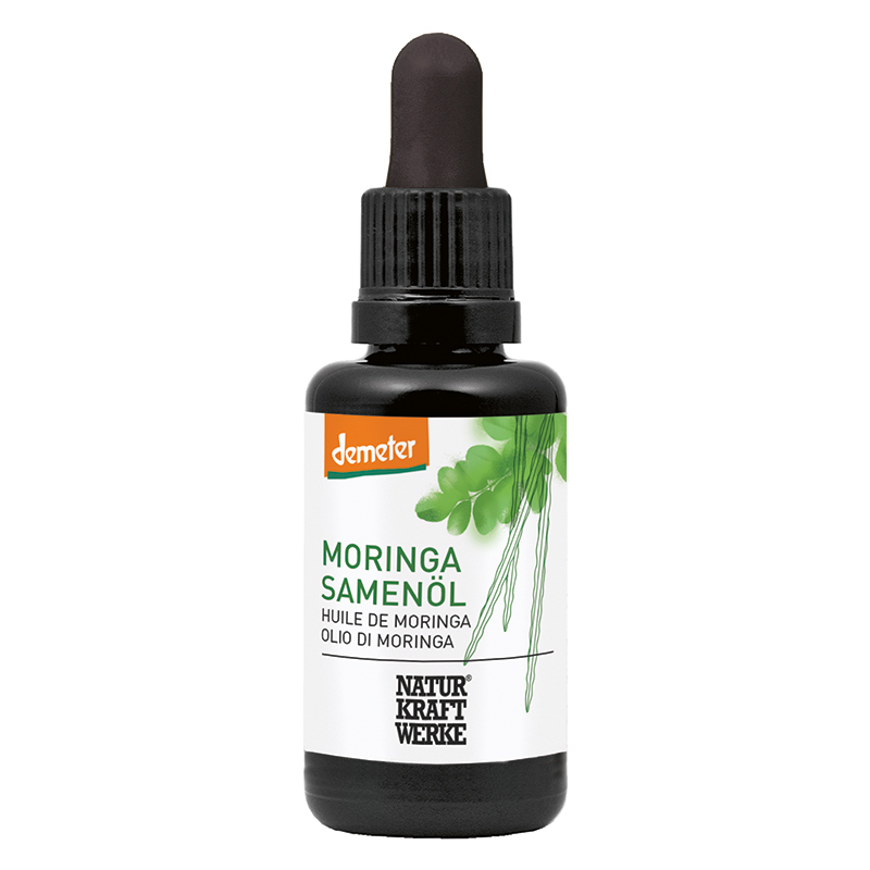NATURKRAFTWERKE Huile de graines de moringa native Demeter 30ml NATURKRAFTWERKE Huile de graines de moringa native Demeter 30ml