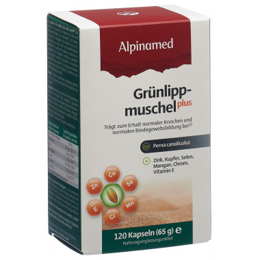ALPINAMED Gélules de moule verte Plus 120 pièces ALPINAMED Gélules de moule verte Plus 120 pièces