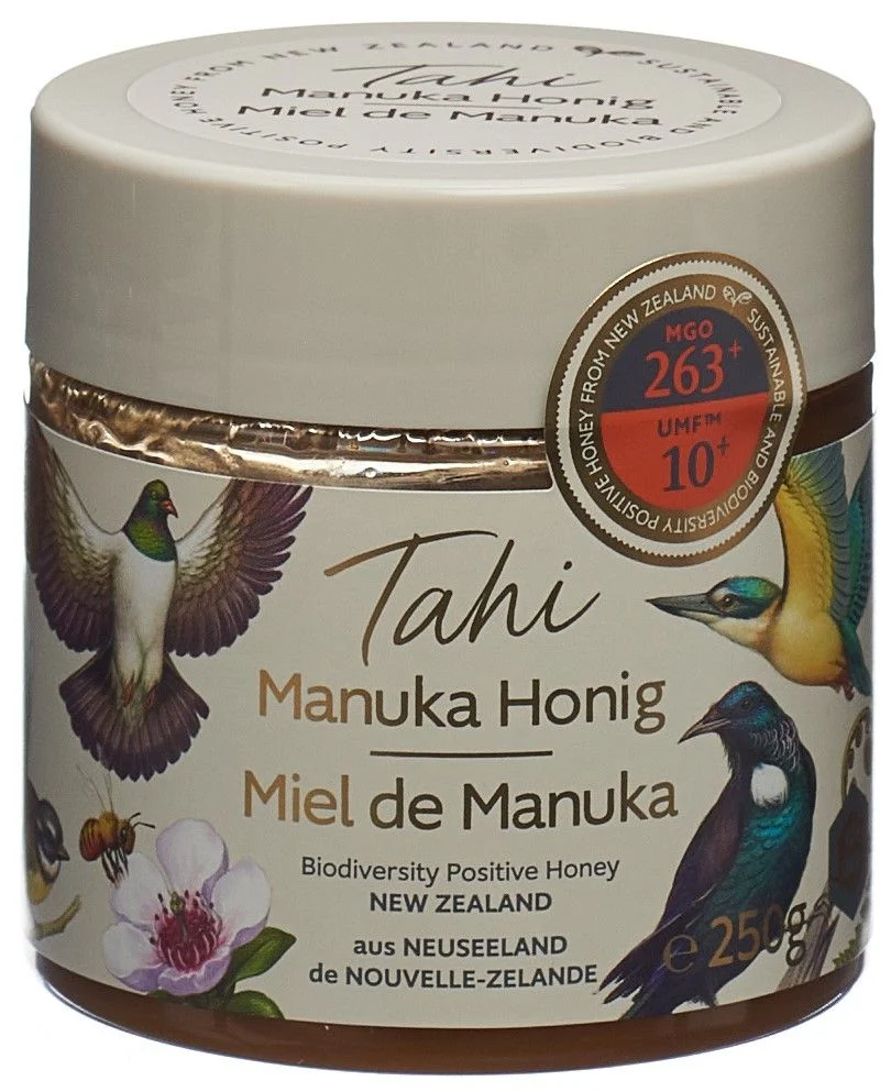 TAHI Miel de Manuka UMF 10+ MGO 263+ D/F Pot 250g