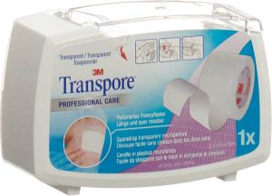 Pansement adhésif 3M Transpore 5mx25mm Pansement adhésif 3M Transpore 5mx25mm