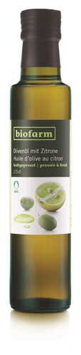 Huile d'olive Biofarm au citron Bourgeon 250ml