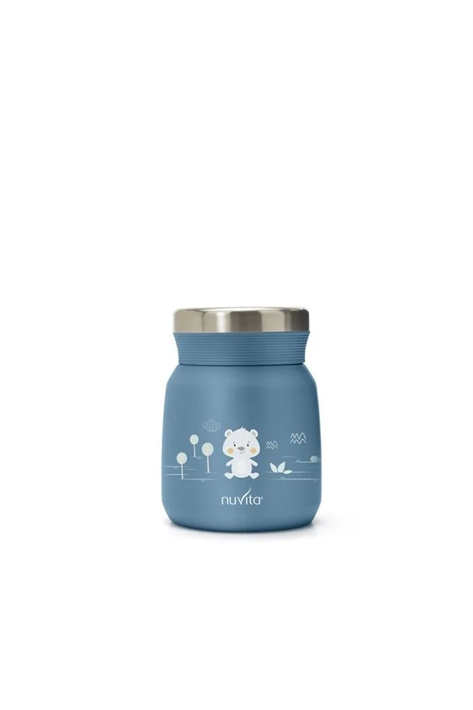 Récipient isotherme Nuvita 300ml bleu