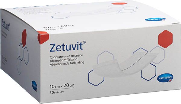 Zetuvit pansement absorbant 10x20cm 30 pièces