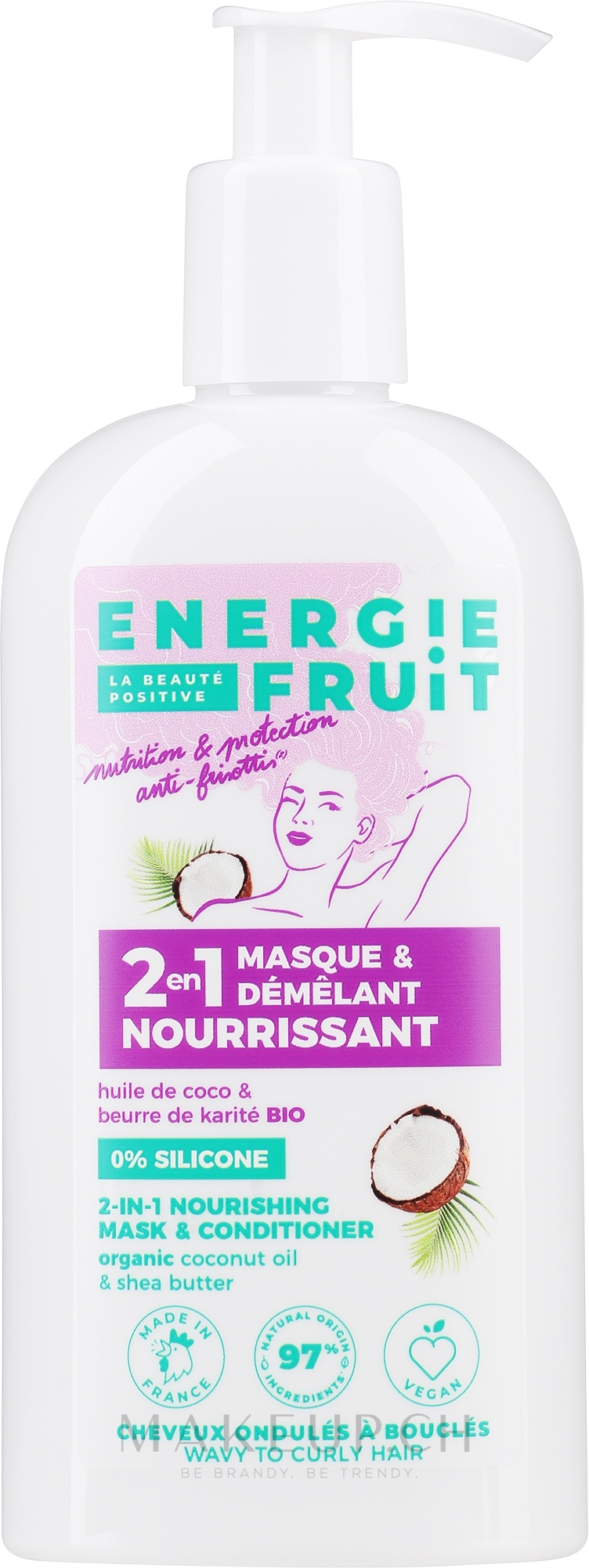ENERGIE FRUIT masque après-shampooing coco karité 300ml