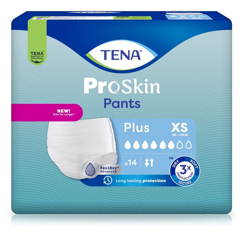 TENA Pants Plus XS 50-70cm 14 pièces