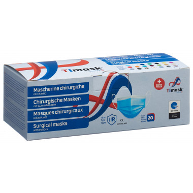 TImask Masque médical jetable type IIR Saint-Valentin 20 pièces