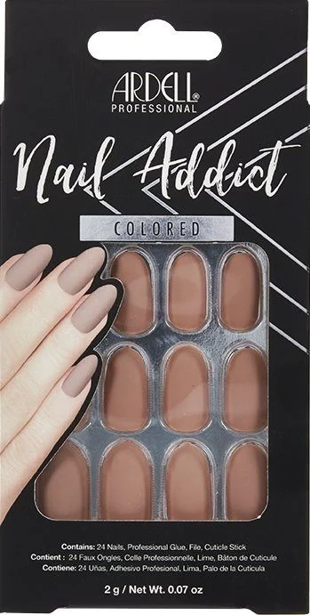 ARDELL Nail Addict Colored Barely The Nude 24 pièces
