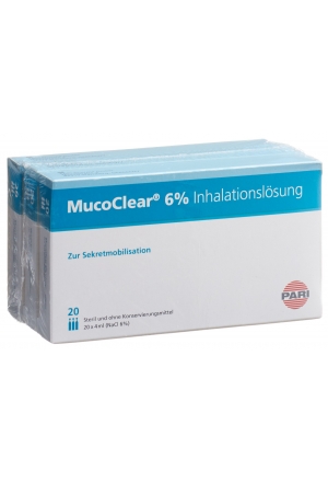 PARI MucoClear 6 % NaCl Solution pour inhalation 60 amp 4ml
