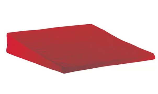 Coussin cunéiforme Sundo 370x370x70/20mm rouge