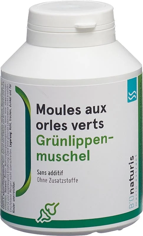 Gélules de moules aux orles verts BIOnaturis 400 mg 180 pièces