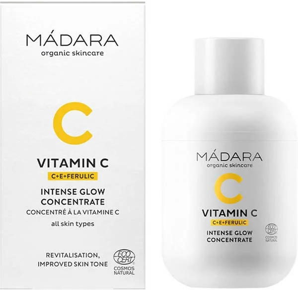 MADARA Concentré visage « Instant Glow » à la vitamine C, 30 ml