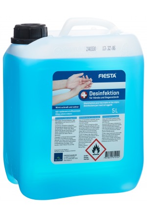 Désinfection FIESTA mains+objets (nouveau) 5 lt