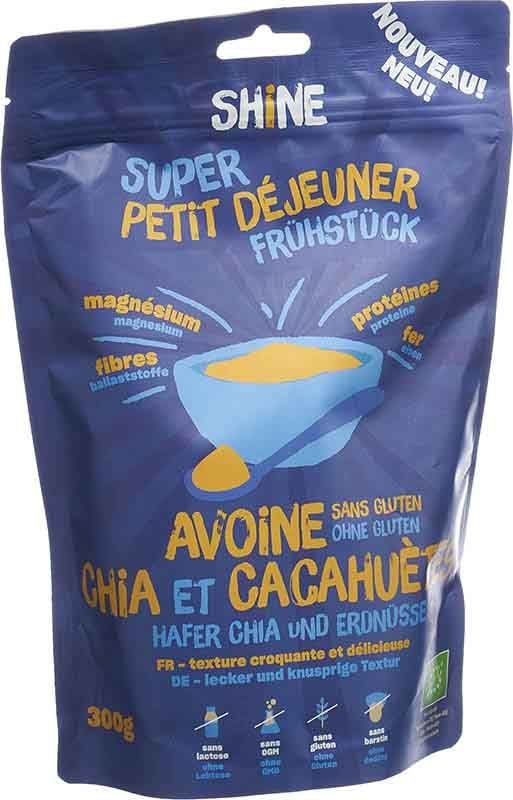 SHINE Petit déjeuner Avoine Chia & Cacahuètes 300g